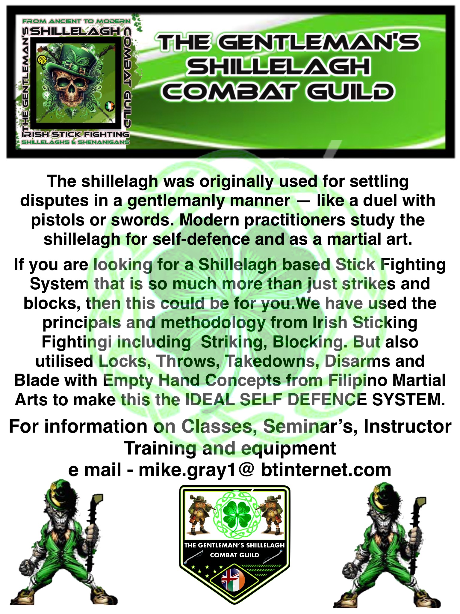 Combat Shillelagh Events